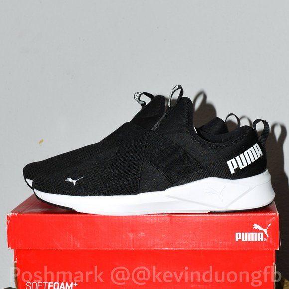 PUMA Ladies' Chroma Slip-On Shoe black - Picture 1 of 7